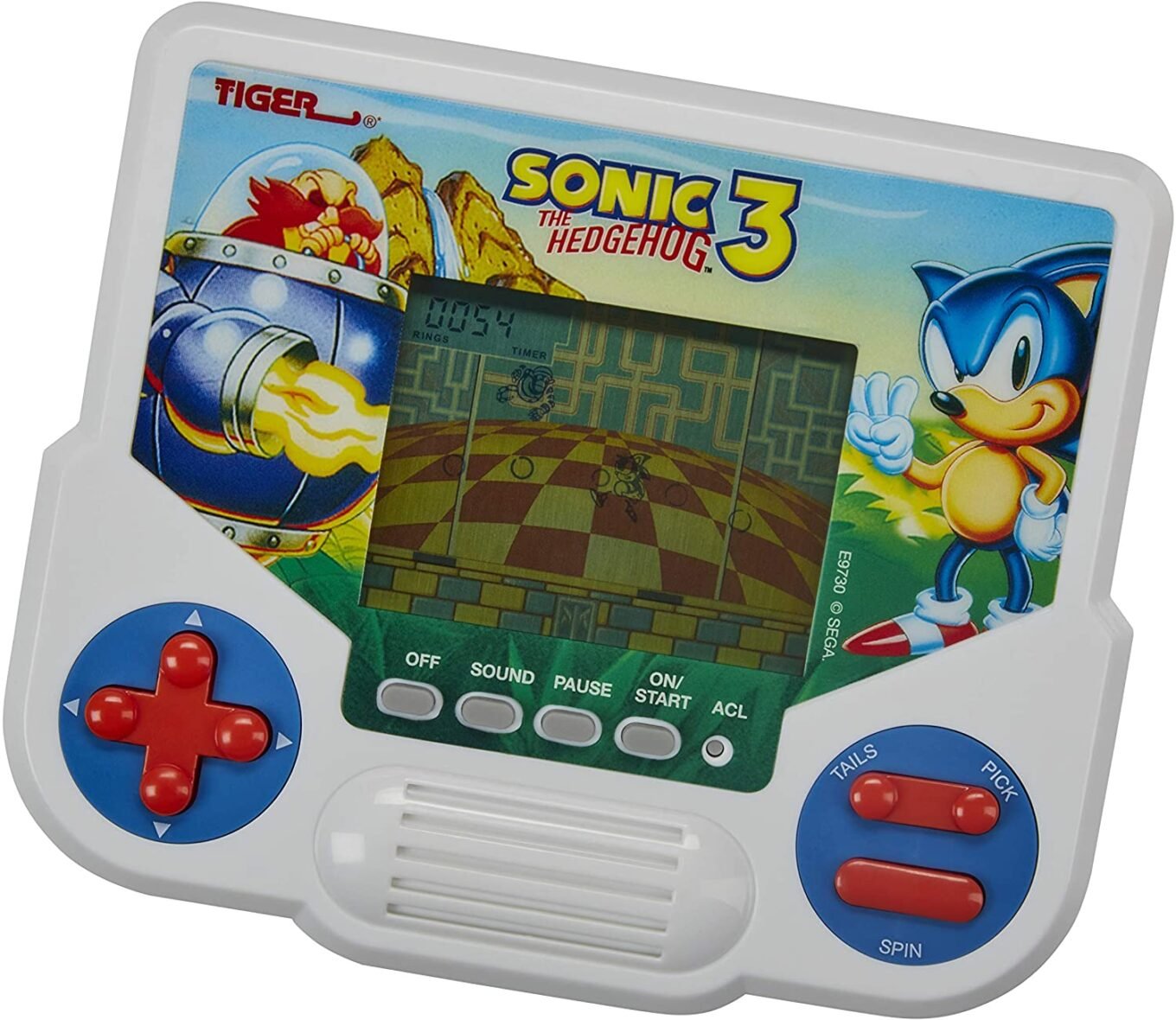 Tiger Electronics Sonic The Hedgehog 3 Electronic LCD Video Game, Retro-Inspired Edition