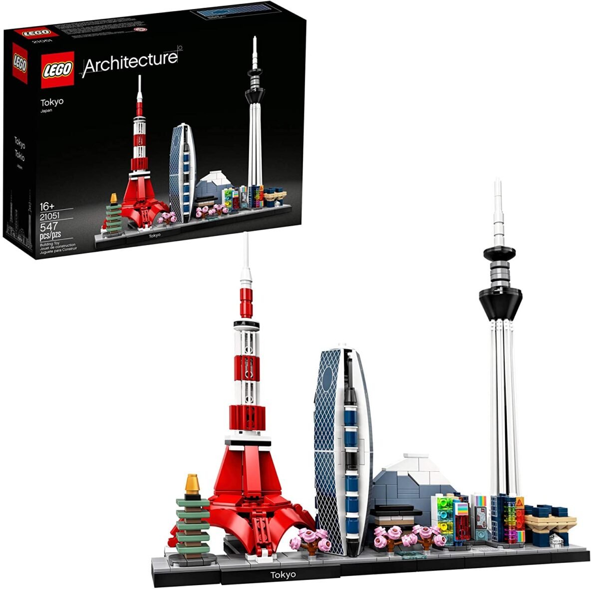 LEGO Architecture Skylines: Tokyo 21051 Building Kit, Collectible Architecture Building Set (547 Pieces)