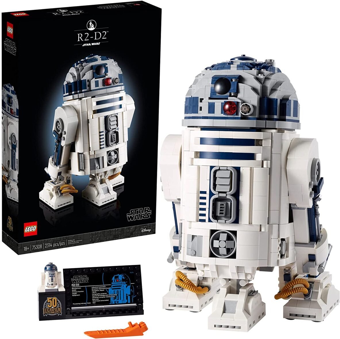 LEGO Star Wars R2-D2 75308 Collectible Building Toy, (2,315 Pieces)